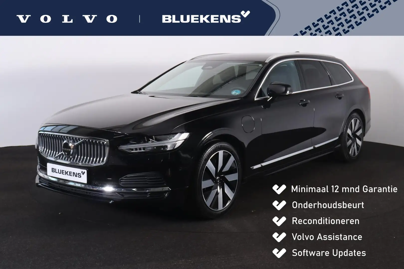 Volvo V90 T6 Recharge AWD Plus Bright - IntelliSafe Assist & Negro - 1