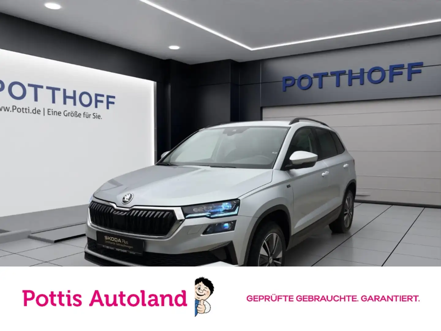 Skoda Karoq 1.0 TSI DRIVE AHK MATRIX SITZHZG PDC Silber - 1
