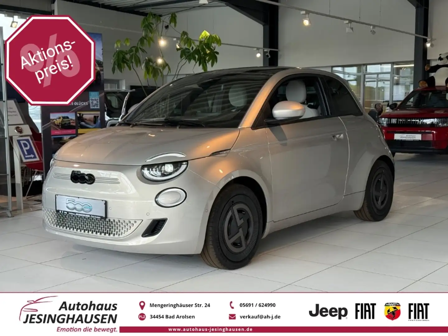 Fiat 500e Giorgio Armani Collector s Edition+Pano+LED Grau - 1