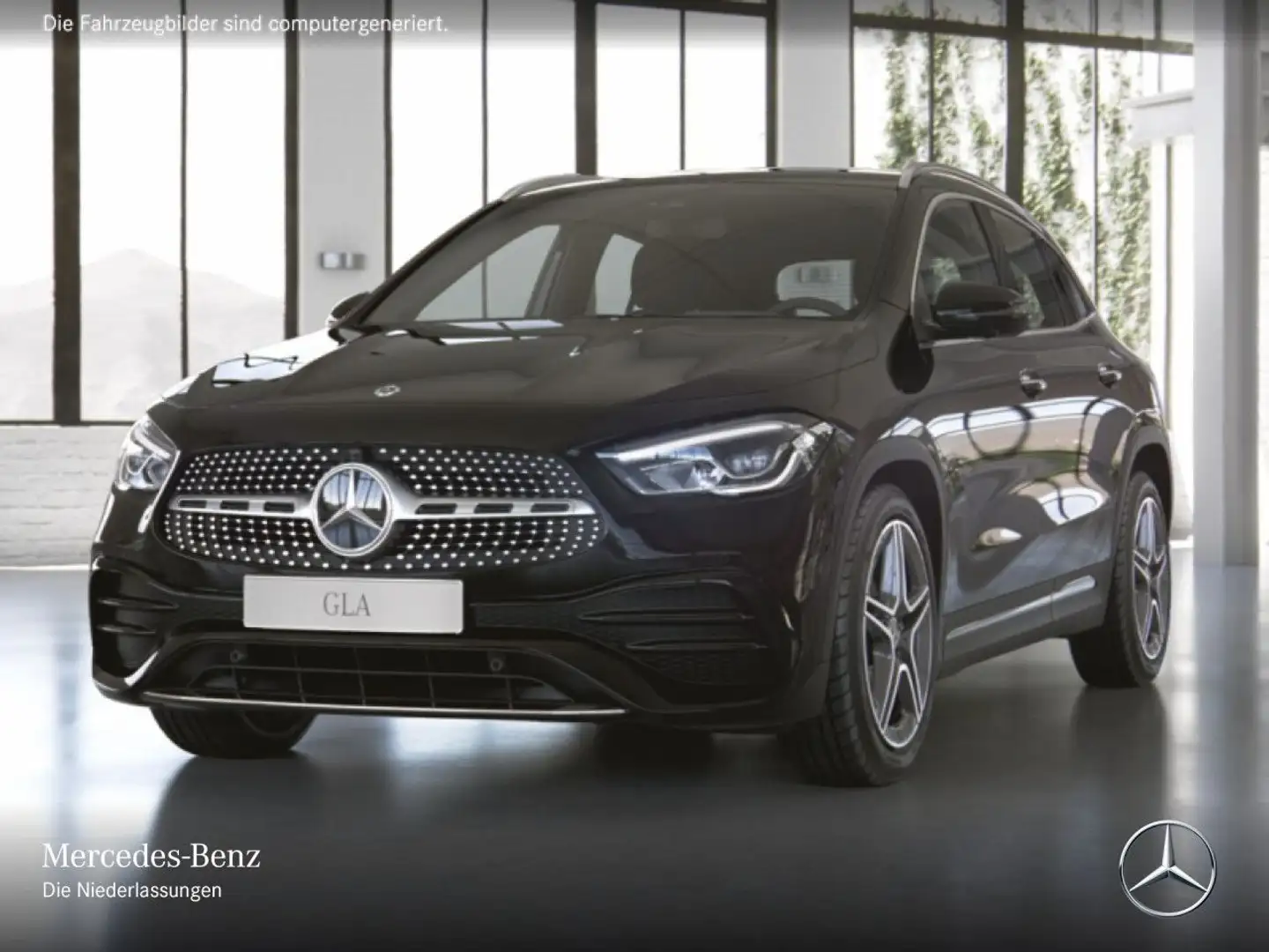 Mercedes-Benz GLA 250 e AMG+360°+LED+TOTW+KEYLESS+8G Schwarz - 2