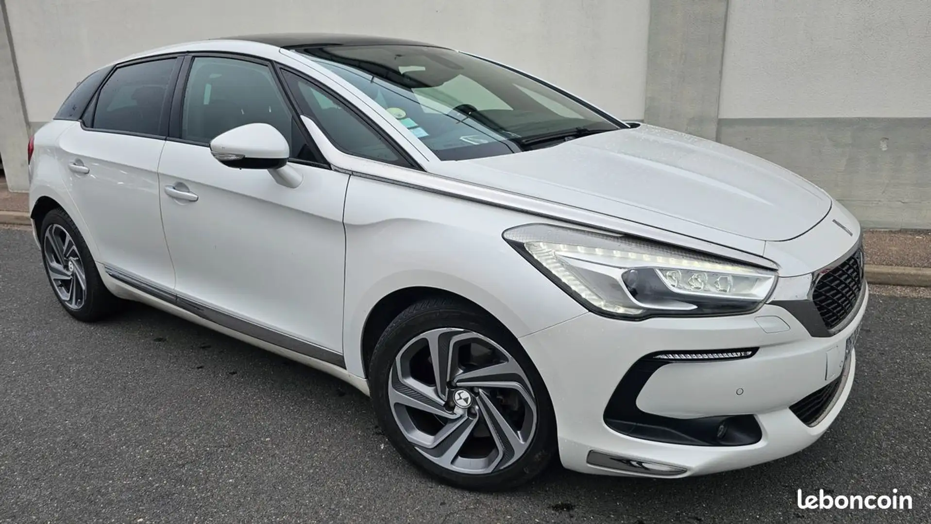 Citroen DS5 2.0 bluehdi 150 so chic blanc nacre Blanco - 2