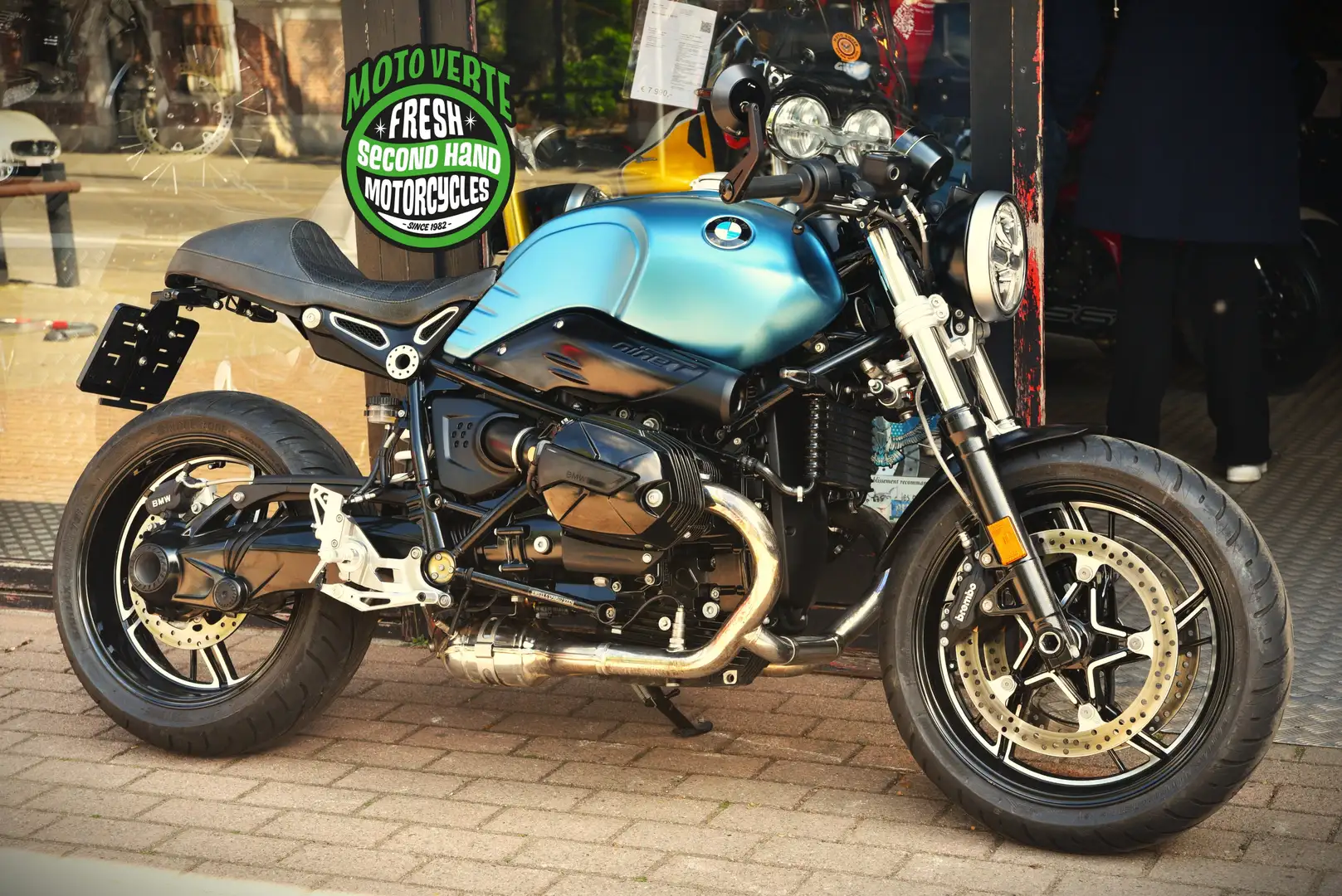 BMW R nineT PURE ***MOTO VERTE*** Bleu - 1