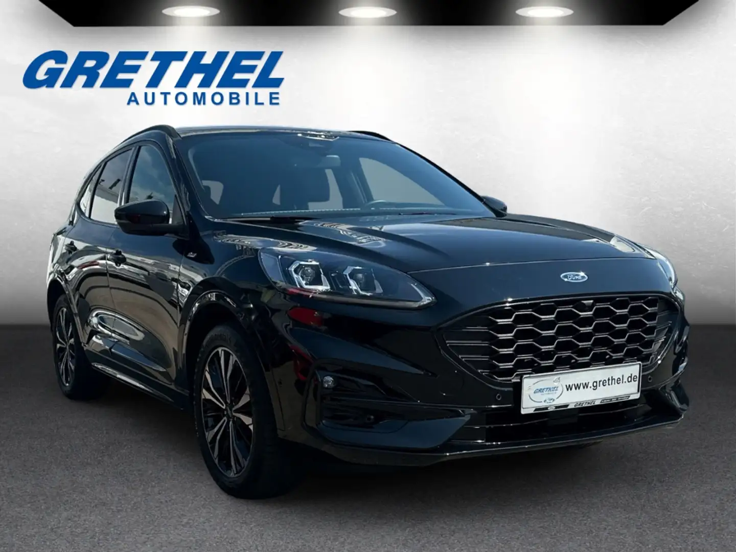 Ford Kuga ST-Line X 2.0 EcoBlue EU6d-T HUD AHK-klappbar El. Schwarz - 1