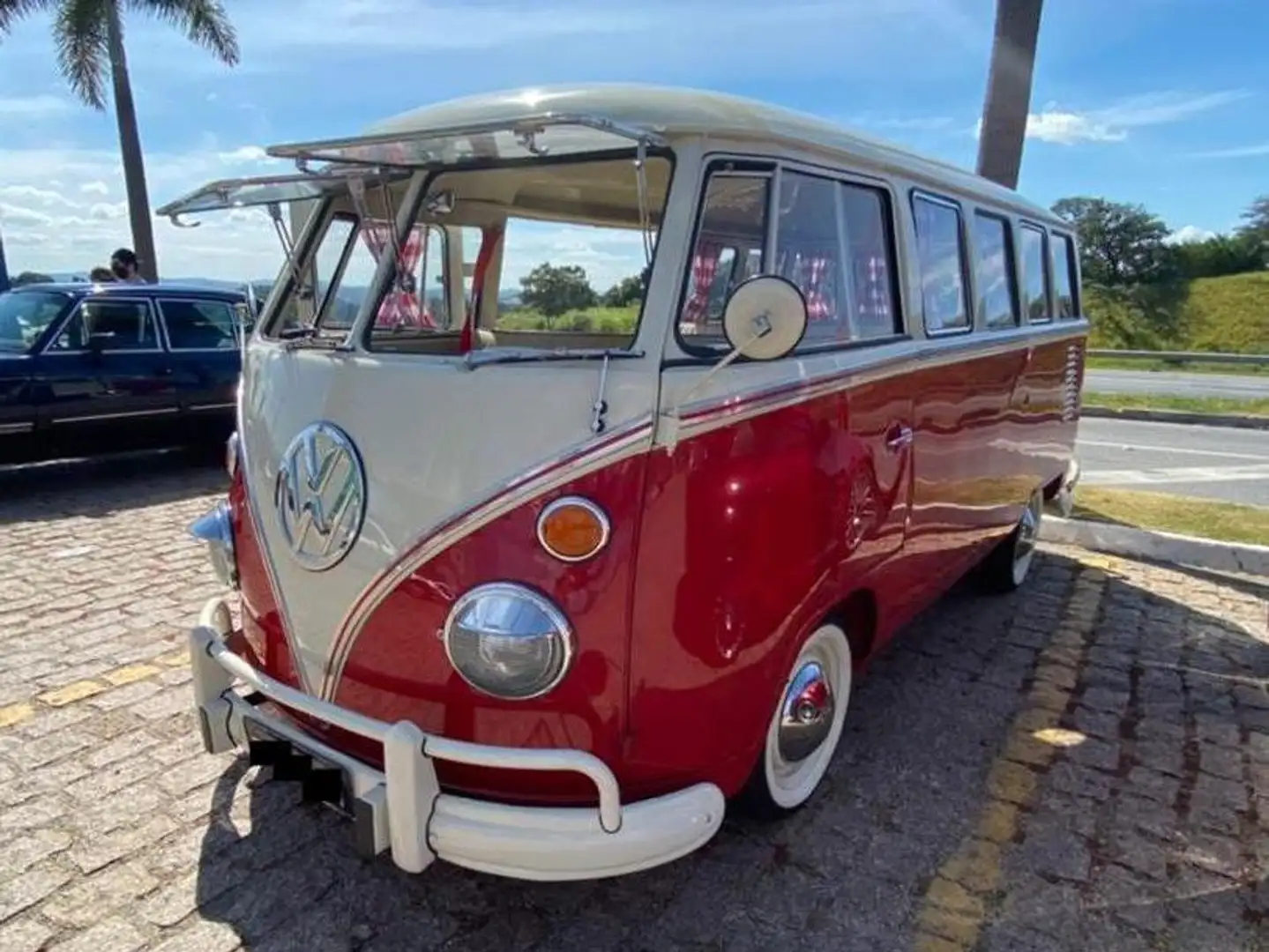 Volkswagen T1 Safari Windows 66' Roşu - 1