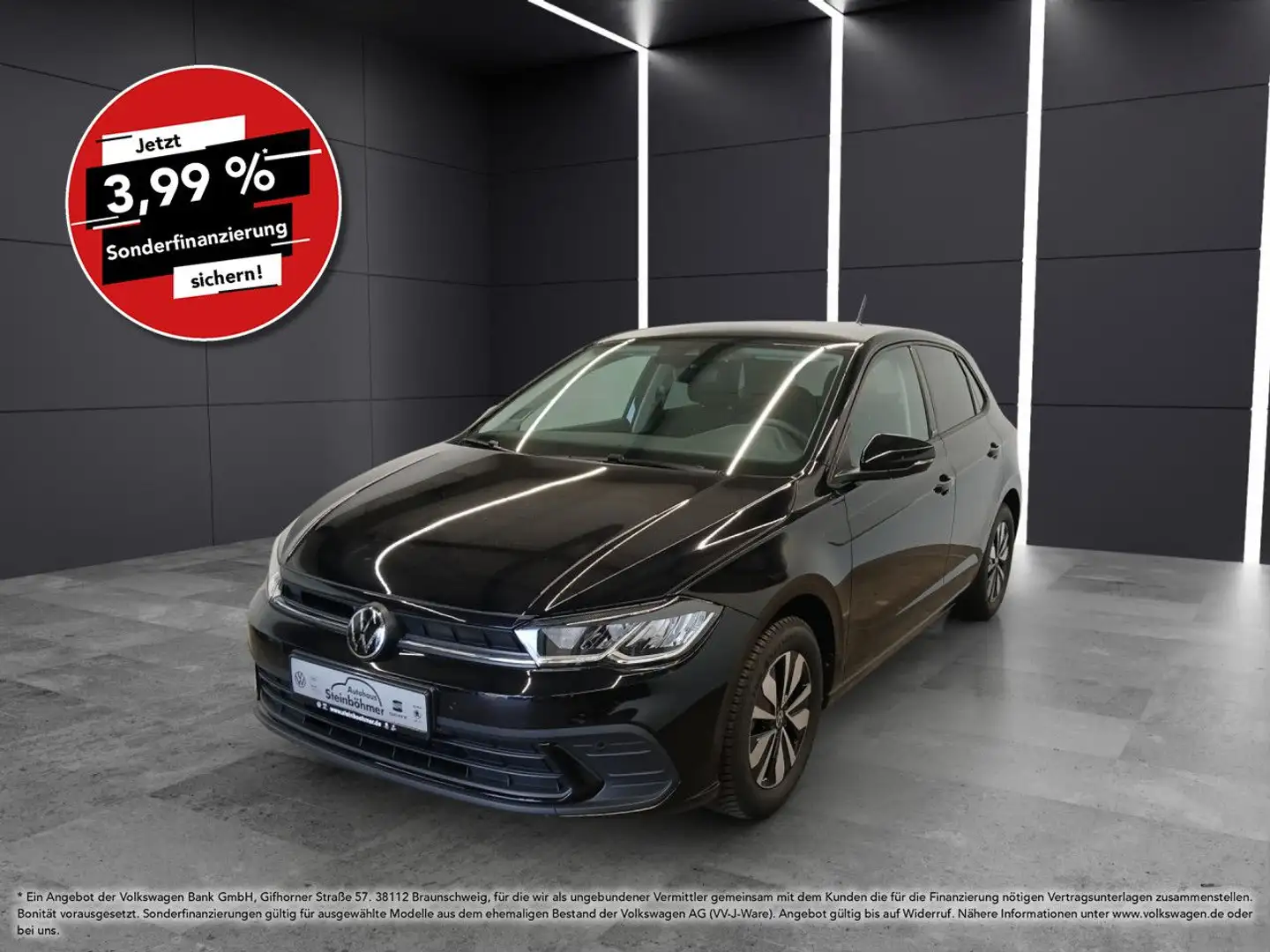 Volkswagen Polo MOVE 1.0TSI LED NAV SHZ AppCon Climatronic Schwarz - 1