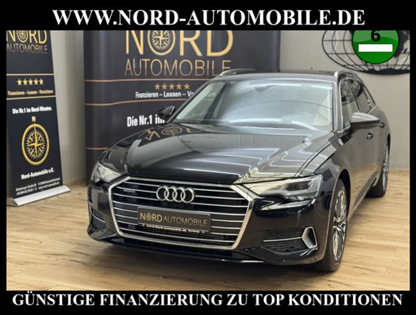 Audi A6 Avant 50 TFSI e QU.Sport AHK/Teilleder/LED/19 Spor Schwarz - 1