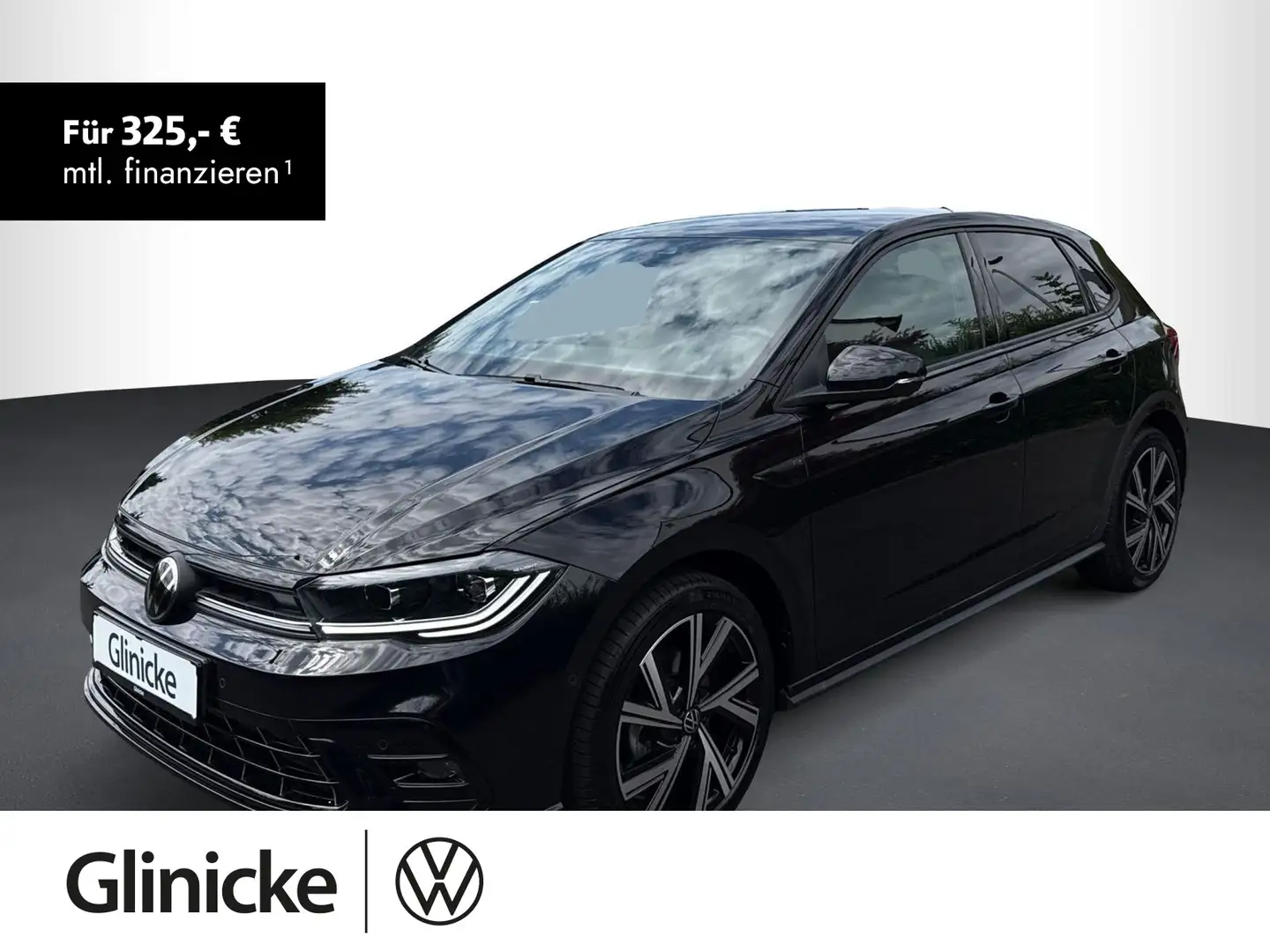 Volkswagen Polo 1.0 TSI R-Line DSG, NAVI, RFK Schwarz - 1