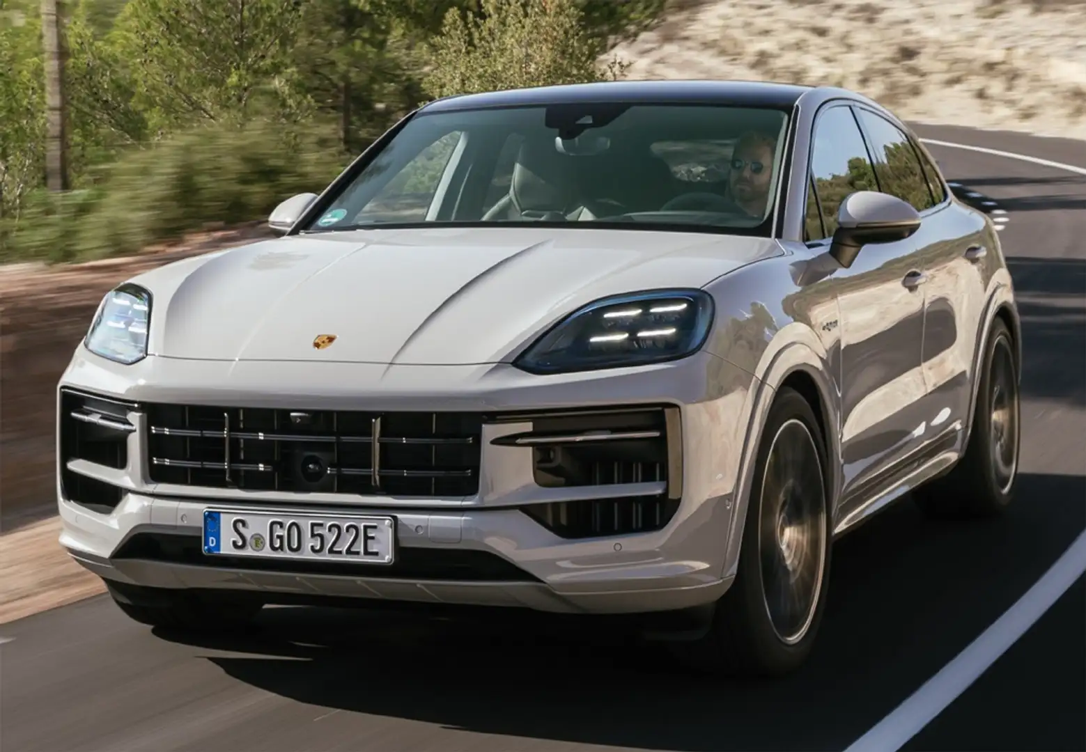 Porsche Cayenne Coupé Turbo E-Hybrid GT Aut. Gris - 1