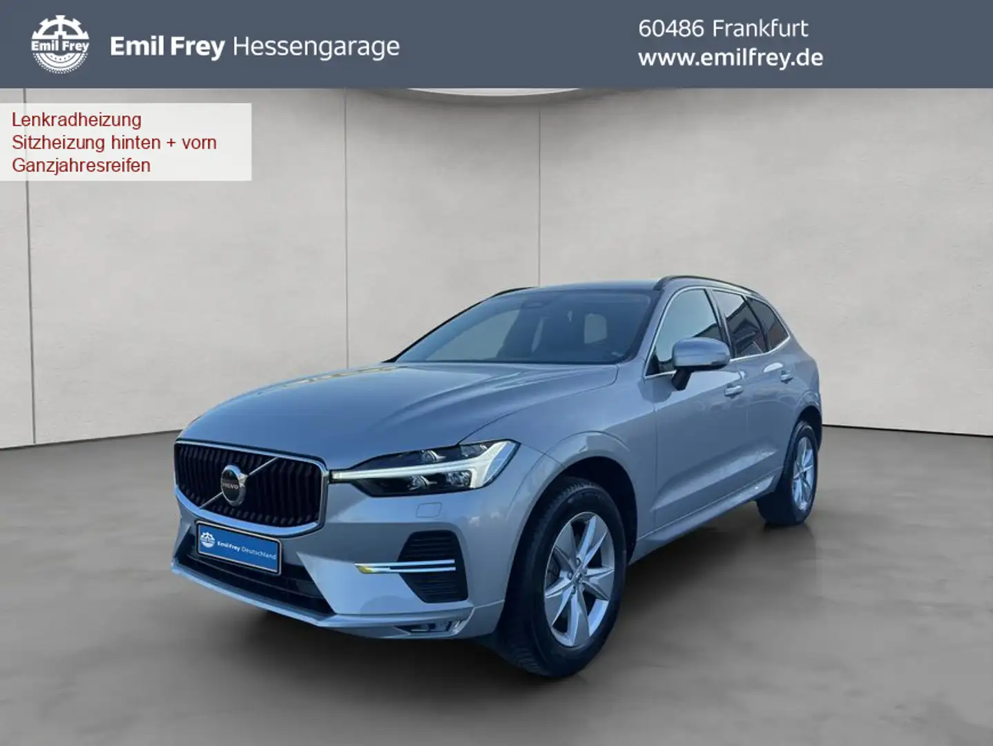 Volvo XC60 XC60 B4 Core Aut Voll-LED AHK Google-Maps Kamera Silber - 1