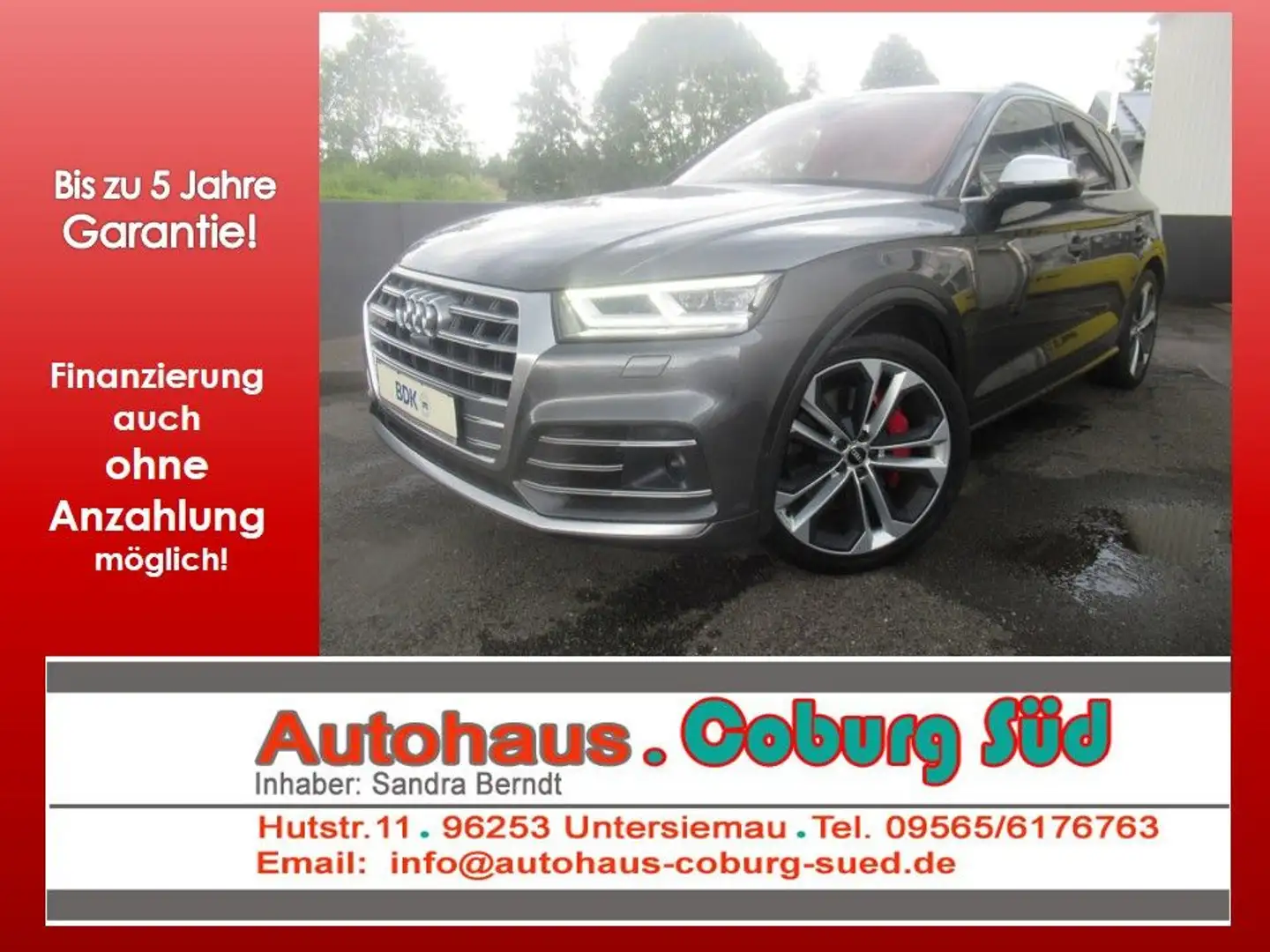 Audi SQ5 3.0 quattro STANDHZG PANO LUFT LED S-LINE Gris - 1