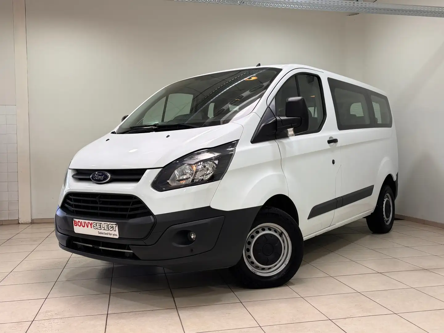 Ford Transit 2.0 TDCi L2H2 9 Places *CAPTEURS AV/AR*USB*PHONE* Blanc - 1