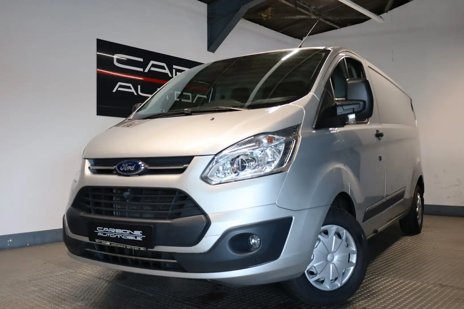 Ford Transit Custom Kasten 310 L2 Handwerkerausbau Silber - 1