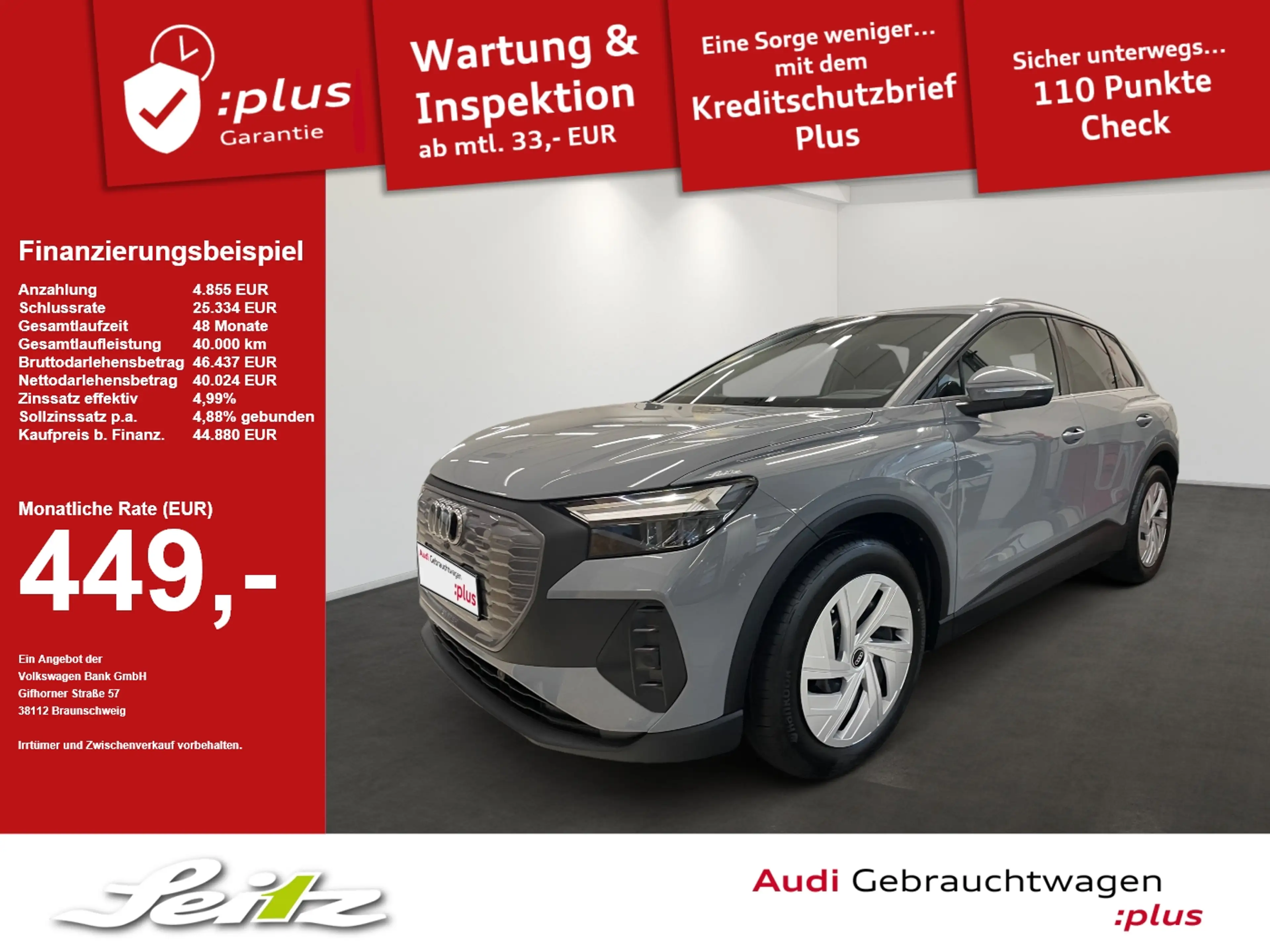 Audi Q4 e-tron 45 *LED*NAVI*PARKSENSOR*SITZHZG*