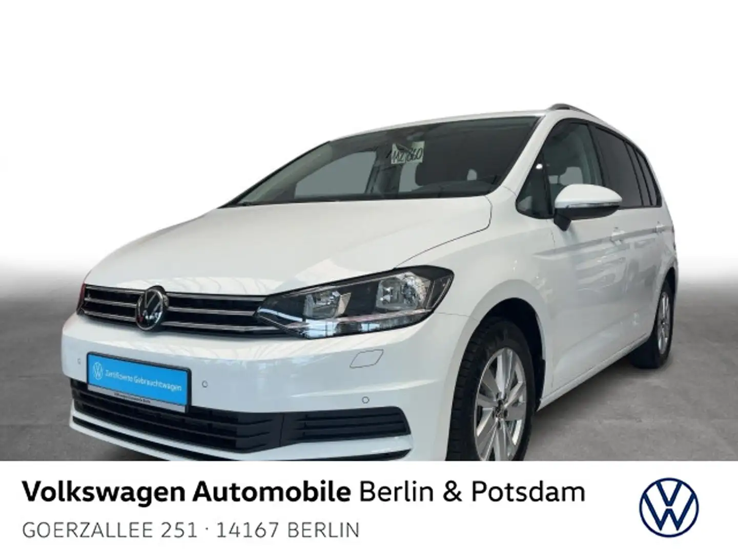 Volkswagen Touran 1.5 TSI DSG Comfortline Navi Kamera AHK Weiß - 1