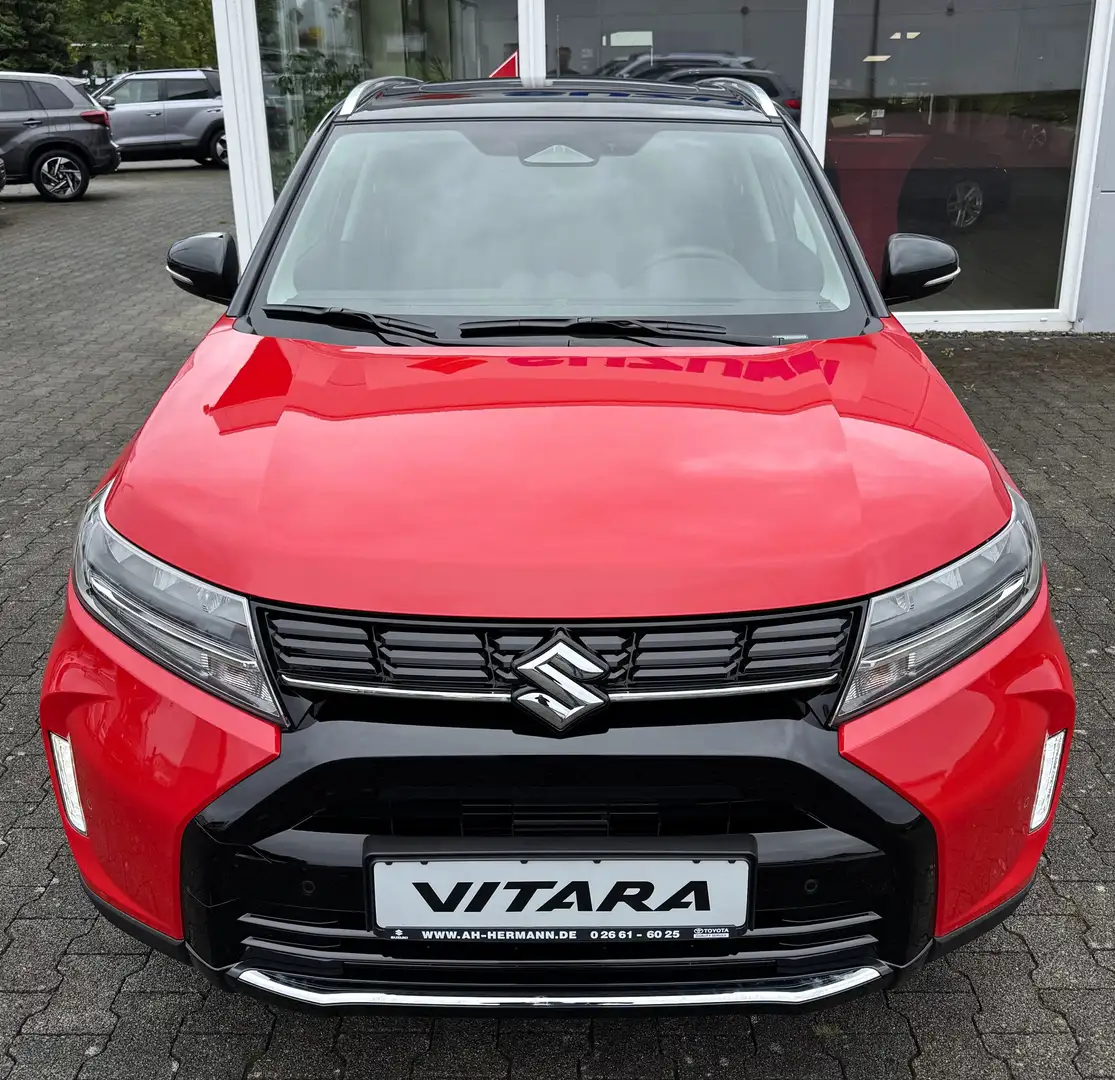 Suzuki Vitara 1.5 Comfort+ ALLGRIP AGS Hybrid 4x4 NAVI LED PANOD Rood - 2