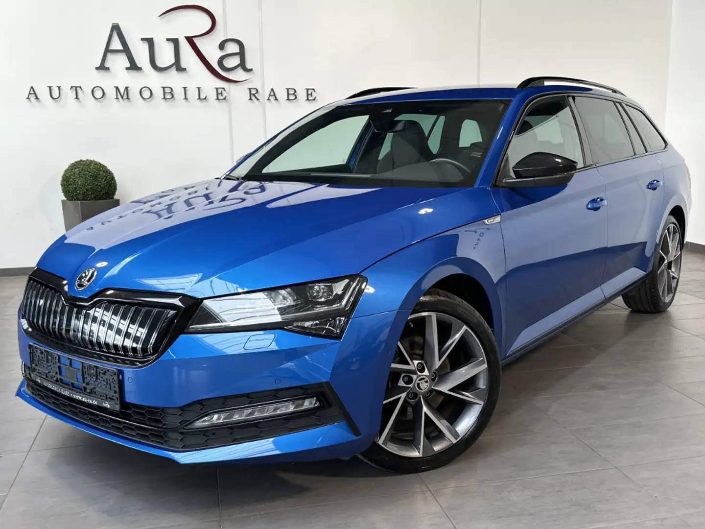 Skoda Superb Combi 1.4 TSI Sportline iV NAV+LED+360° Blau - 2