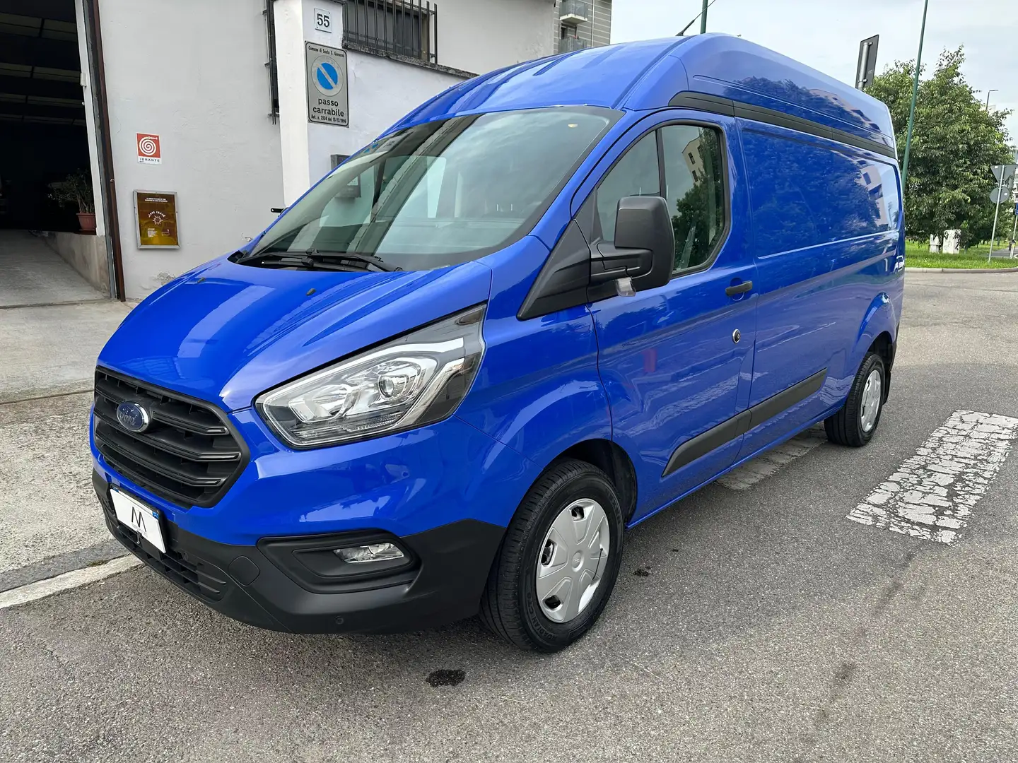 Ford Transit Custom 300 2.0 MHEV 170Cv L2H2 3 POSTI - CAMERA/PDC Blau - 1