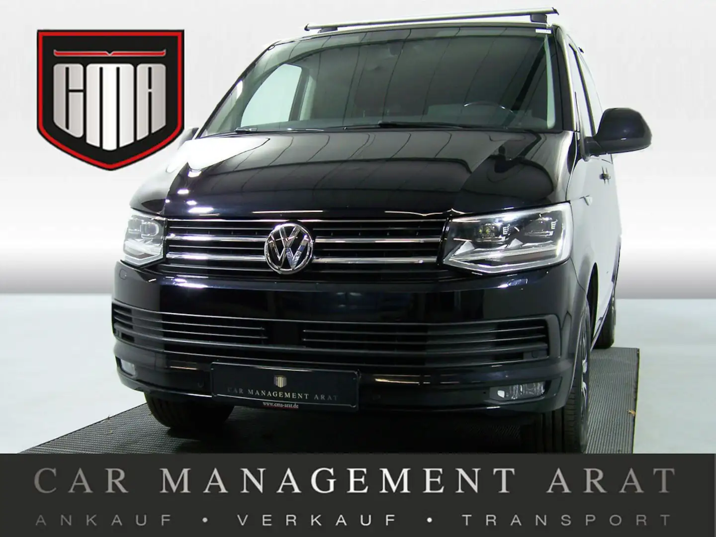 Volkswagen T6 Caravelle 2.0 TDI Comfortline AUTOM NAVI+KAM Schwarz - 1