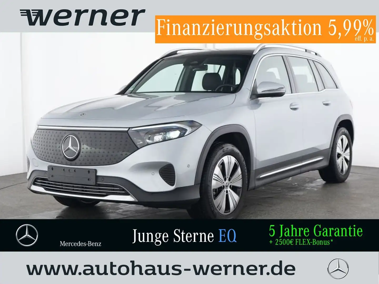 Mercedes-Benz EQB 250 PROG-ADV PANO WINTER VZA FLEX-LAD EASYP Argent - 1