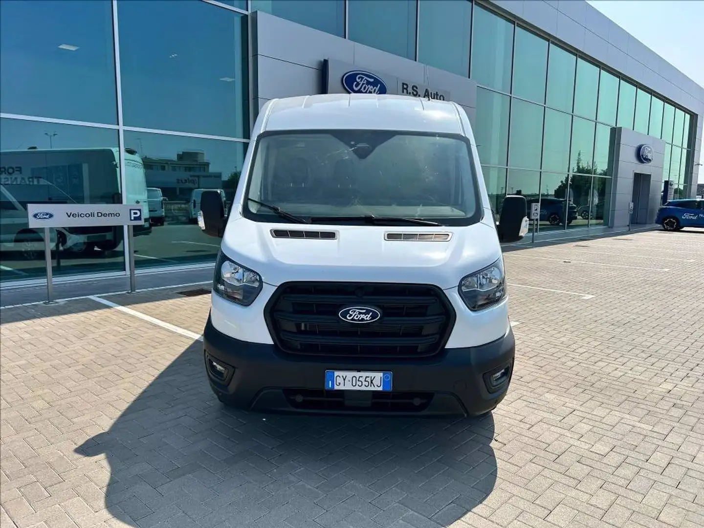 Ford Transit 350 2.0 tdci 130cv trend L2 E6 Bianco - 2