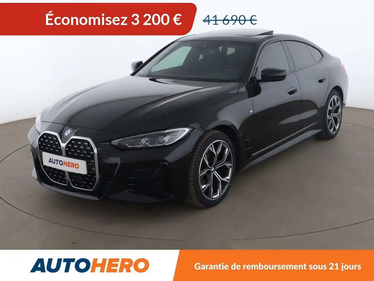 BMW 420 Gran Coupé 420d M Sport BVA8 Noir - 1