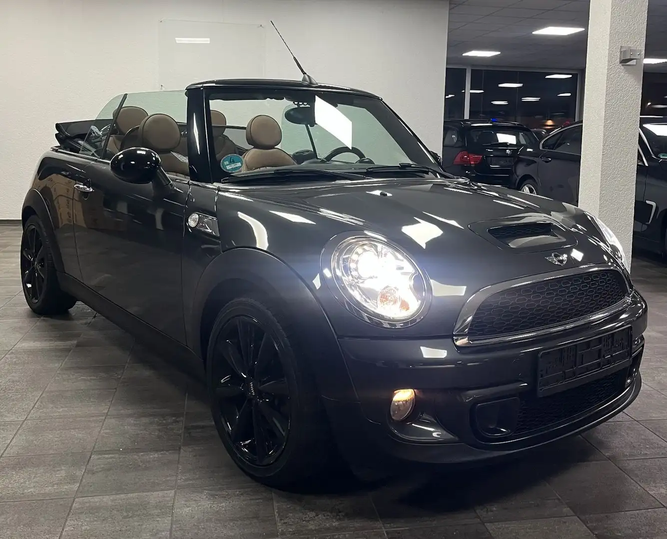 MINI Cooper S Cabrio XENON PDC LEDER S HEFT TOP Szürke - 2