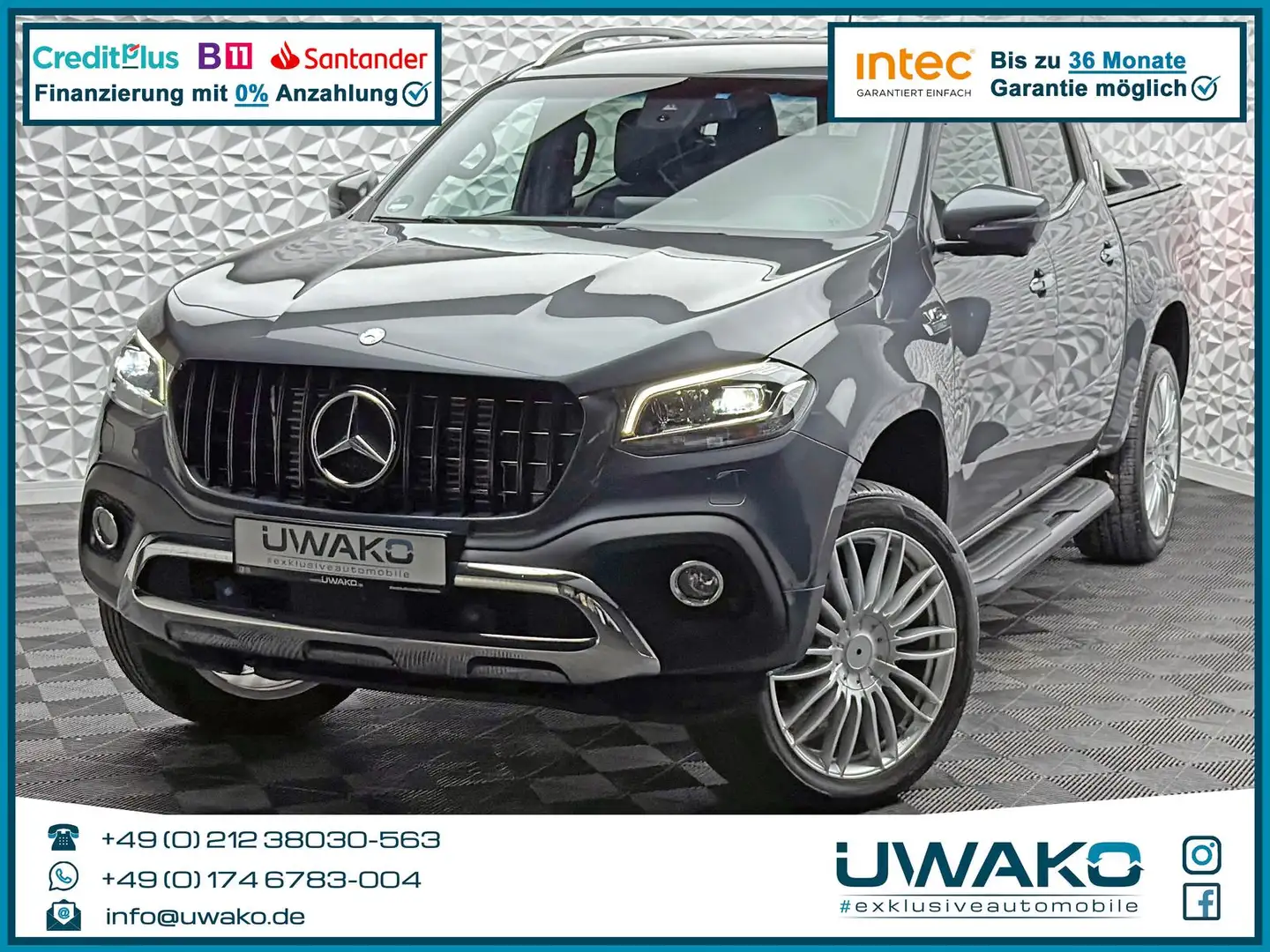 Mercedes-Benz X 350 d POWER/STAND-HZ/4MATIC/LED/KEYLES/360°/AHK Grau - 1