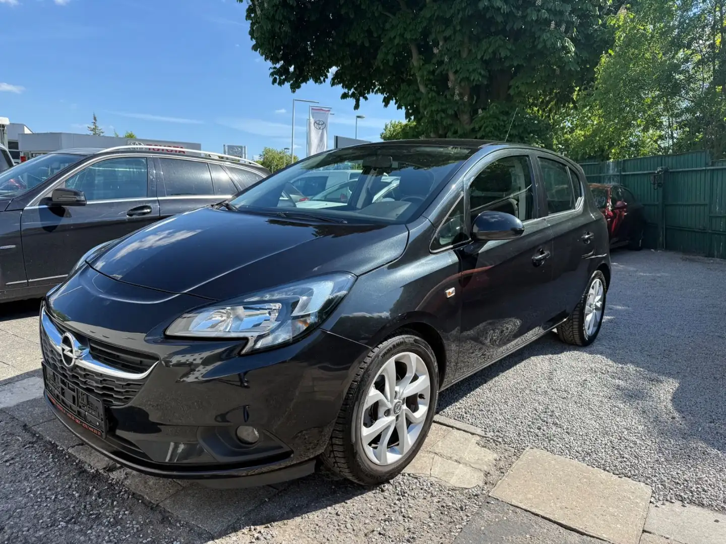 Opel Corsa E Edition*ALU*TEMPOMAT*GARANTIE Zwart - 1