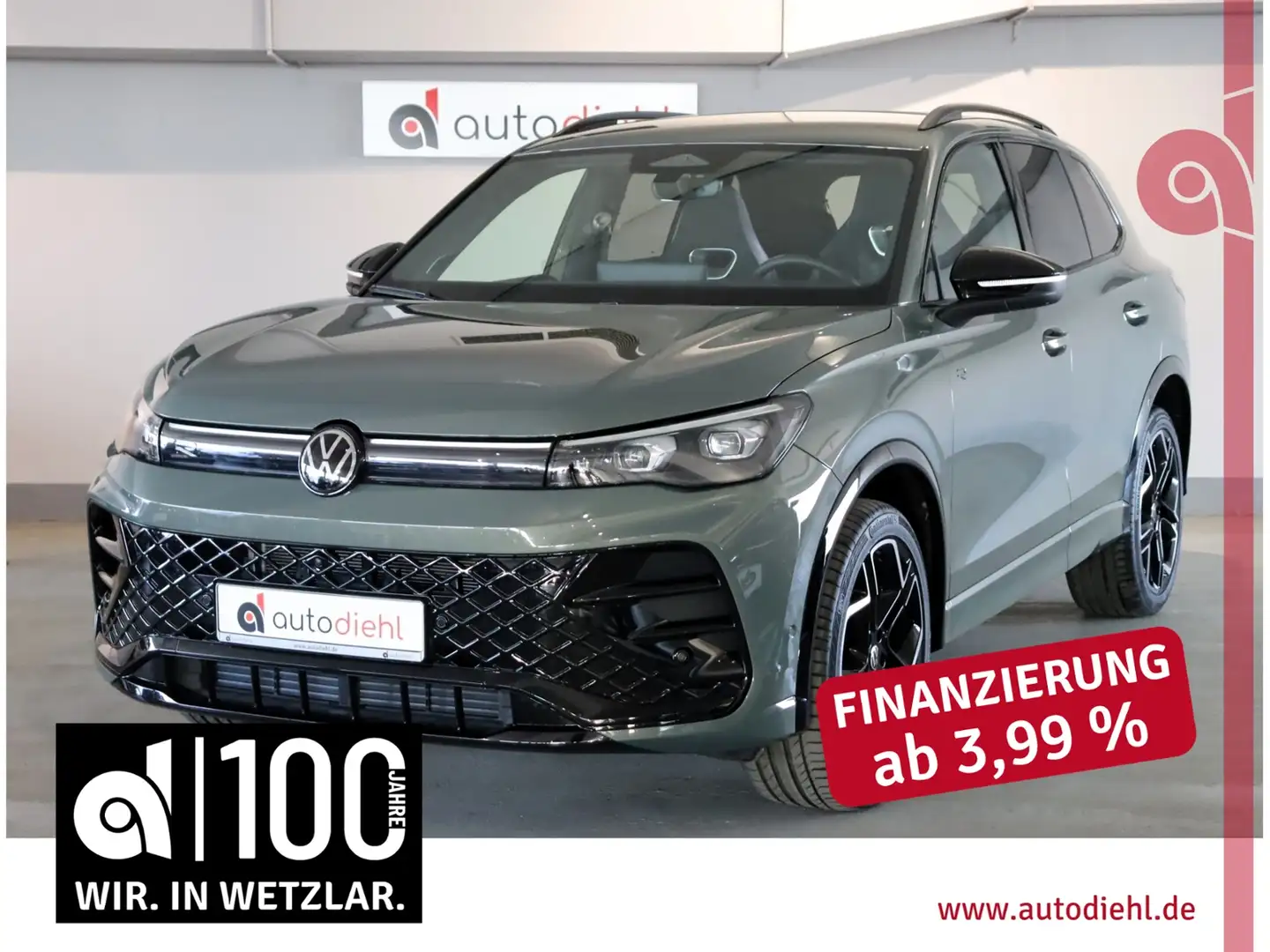 Volkswagen Tiguan 2,0 TDI DSG 4Motion R-Line *AHK*HUD Verde - 1