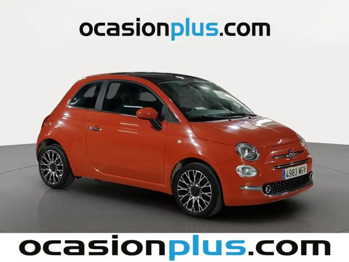 Fiat 500 1.0 Hybrid Dolcevita 52kW Naranja - 2