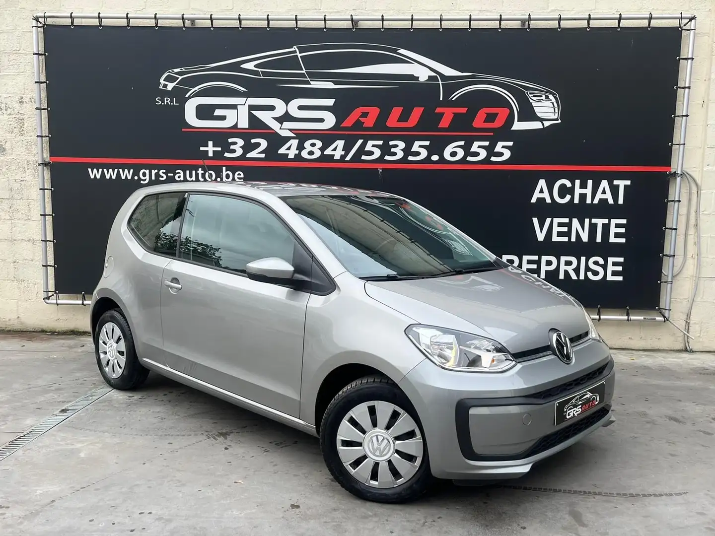 Volkswagen up! 1.0i BMT 1ER PROP./CLIM./GARANTIE 12 MOIS Grijs - 1