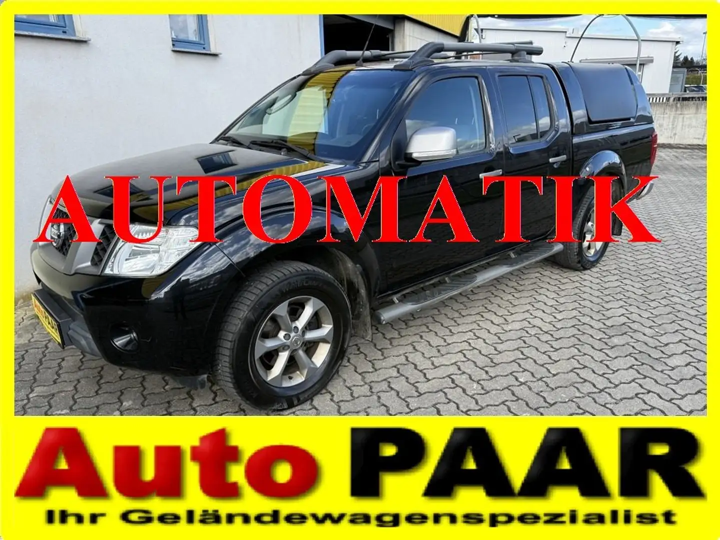 Nissan Navara 2,5 dCi - Aut. DK-HardTop *** erst 134.000 km !!! Schwarz - 1