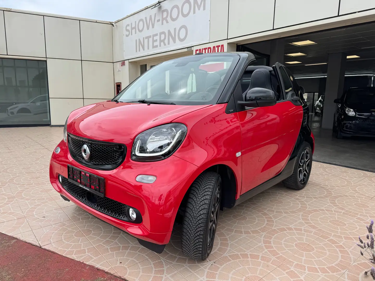 smart forTwo Cabrio 0.9 t Prime 90cv twinamic my18 Rosso - 2