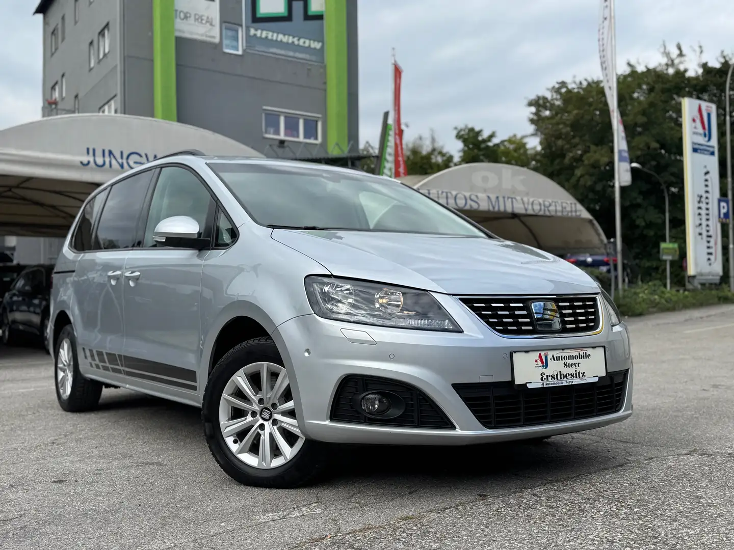 SEAT Alhambra Executive 2,0 TDI DSG.+7 Sitze+Navi+Kamera+ACC Grijs - 1