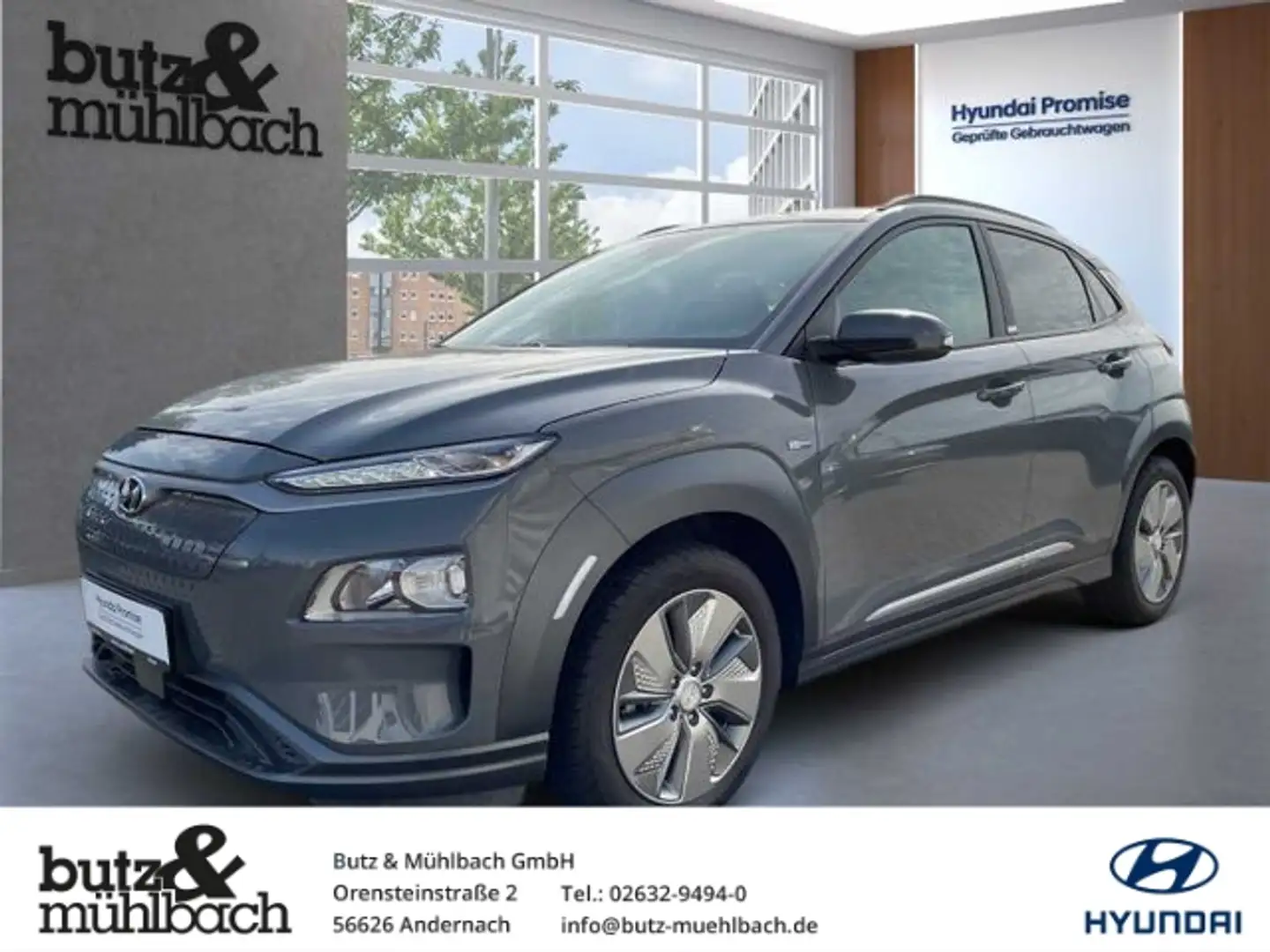 Hyundai KONA EV Advantage Grau - 1