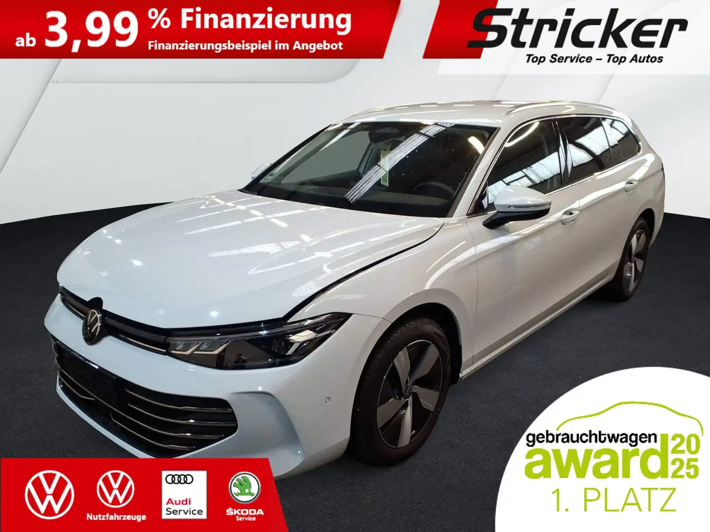 Volkswagen Passat Variant Business 1.5eTSI DSG 299,-ohne Anzahlung Navi AHK Weiß - 2