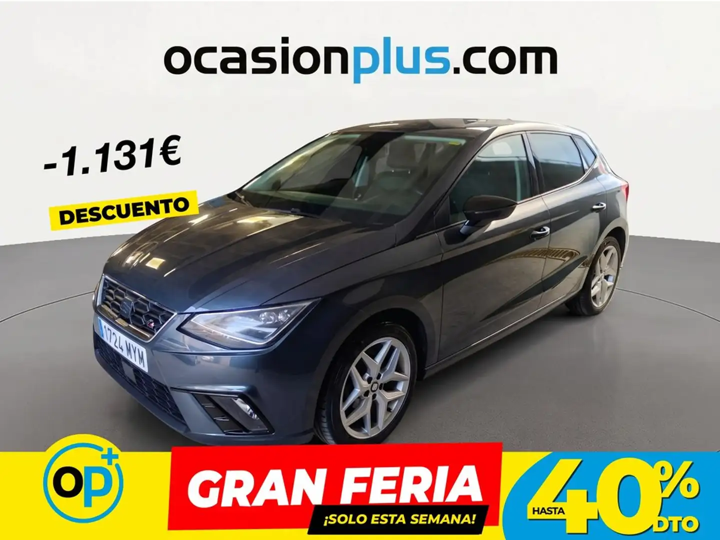 SEAT Ibiza 1.0 TGI S&S FR 90 Gris - 1