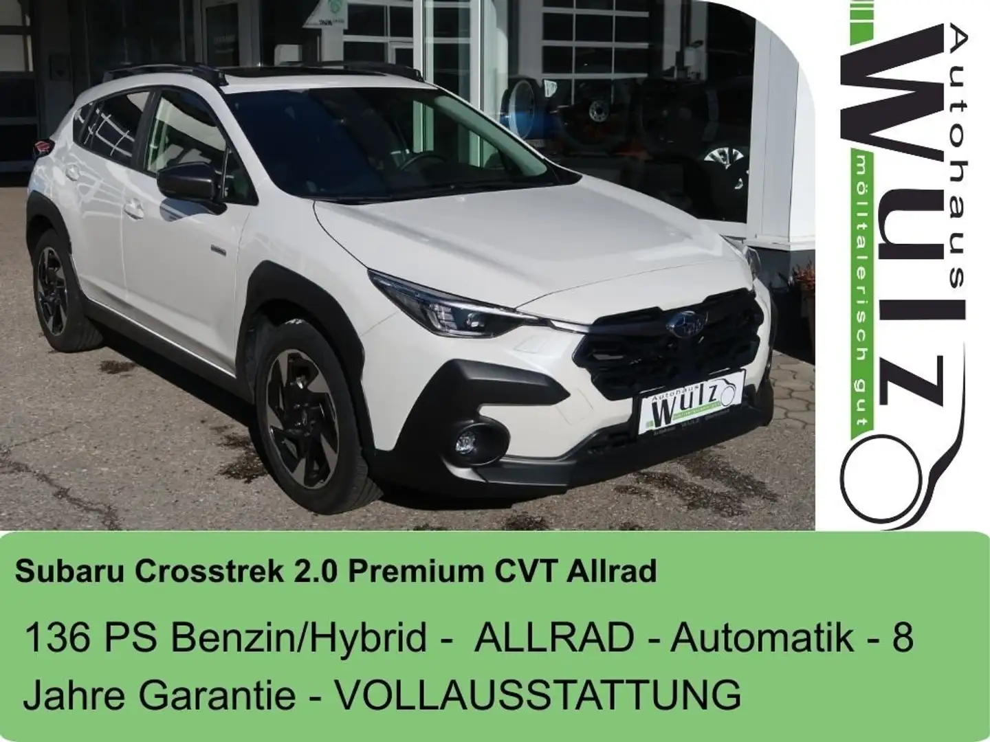 Subaru Crosstrek Crosstrek 2,0i e-Boxer CVT Premium Allrad Weiß - 1