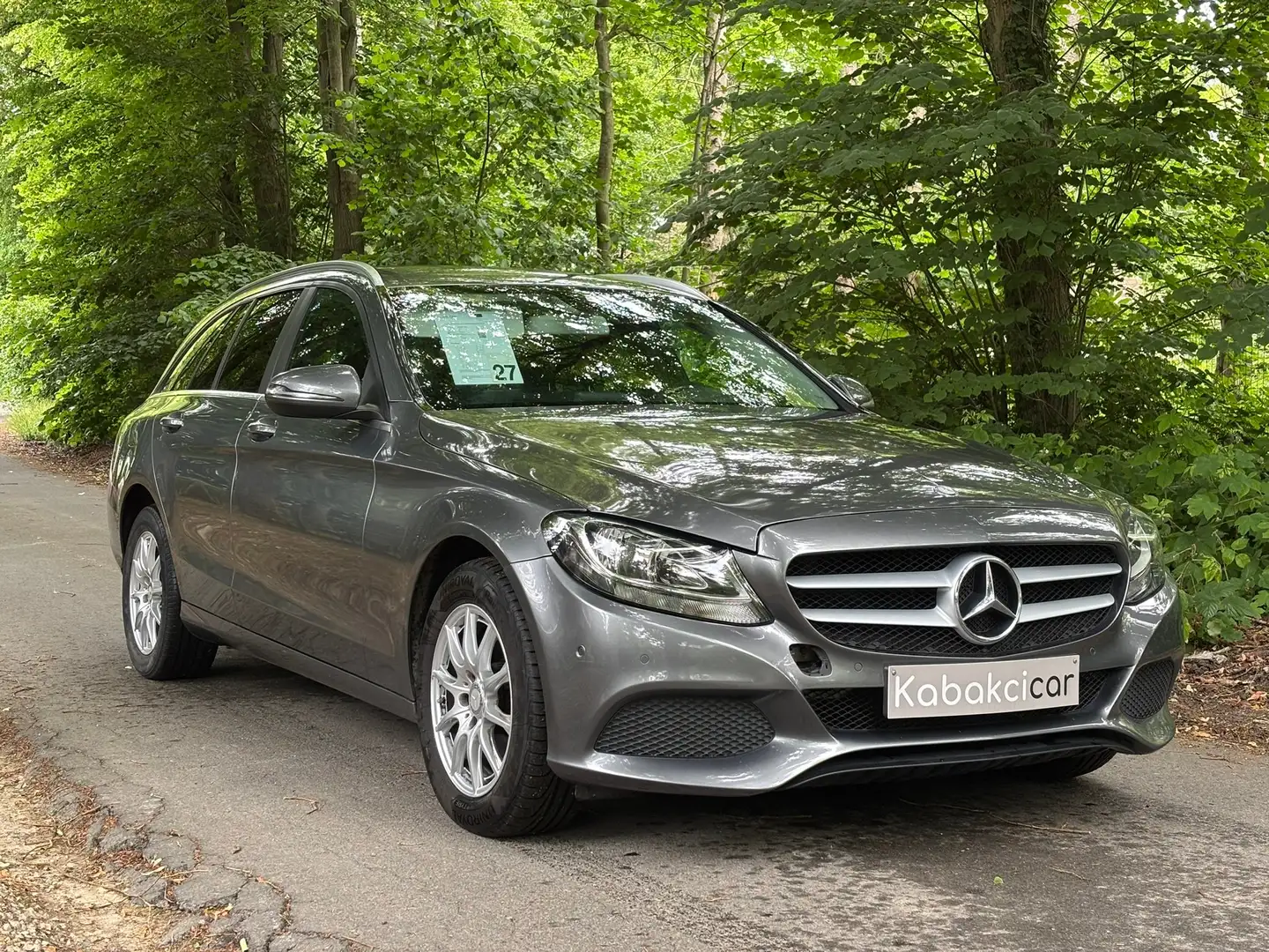 Mercedes-Benz C 180 d 116cv/BT/TEL/AC/NAV/USB/HAYON ELEC/GARANTIE 1 AN Gris - 1
