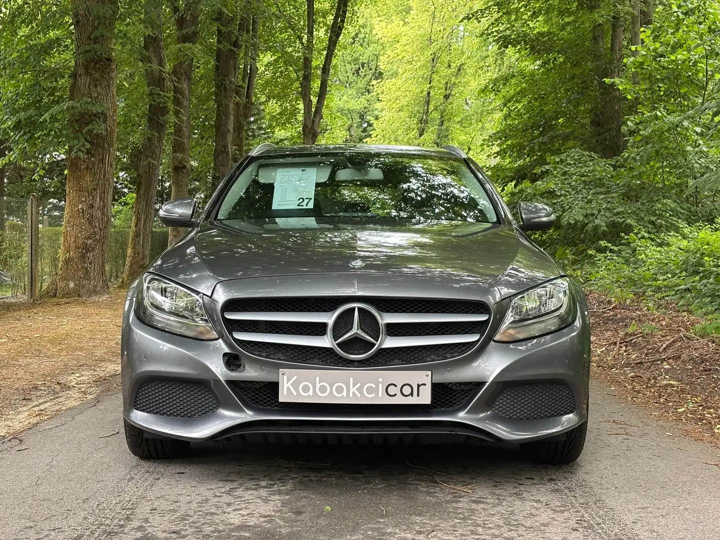 Mercedes-Benz C 180 d 116cv/BT/TEL/AC/NAV/USB/HAYON ELEC/GARANTIE 1 AN Gris - 2