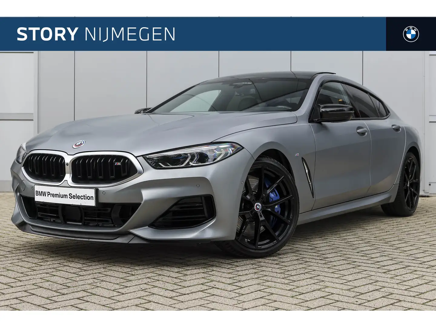 BMW M850 8-serie Gran Coupé M850i xDrive High Executive Aut Grijs - 1