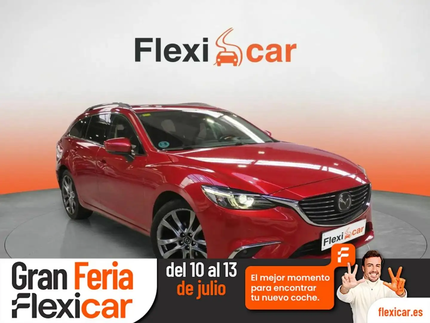 Mazda 6 2.2 DE AT L.+P.+ T.+SR (CB) WGN Rojo - 1