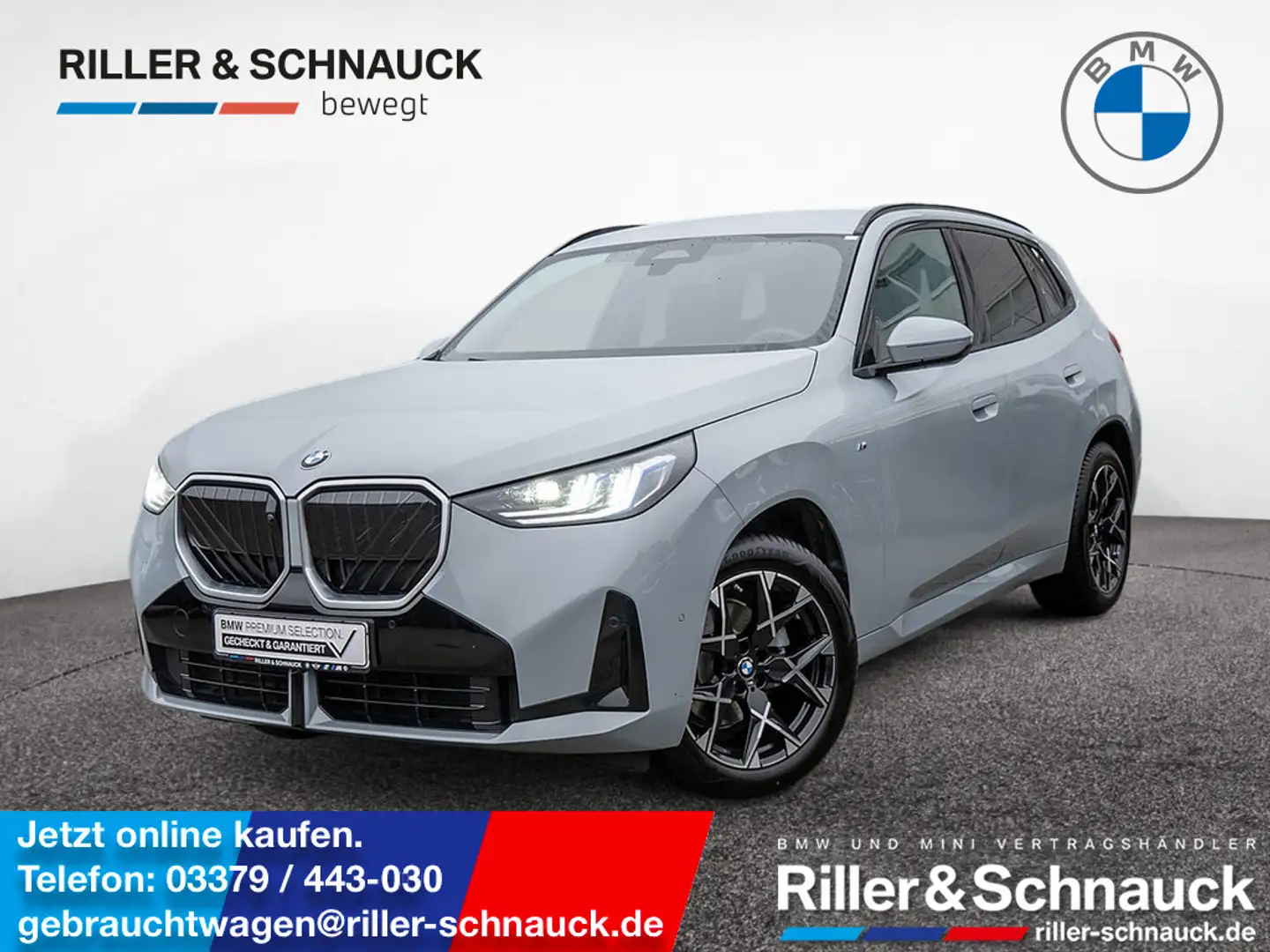 BMW X3 xDrive 20d M-Sport AHK ACC HUD 360° MEMORY Grau - 1
