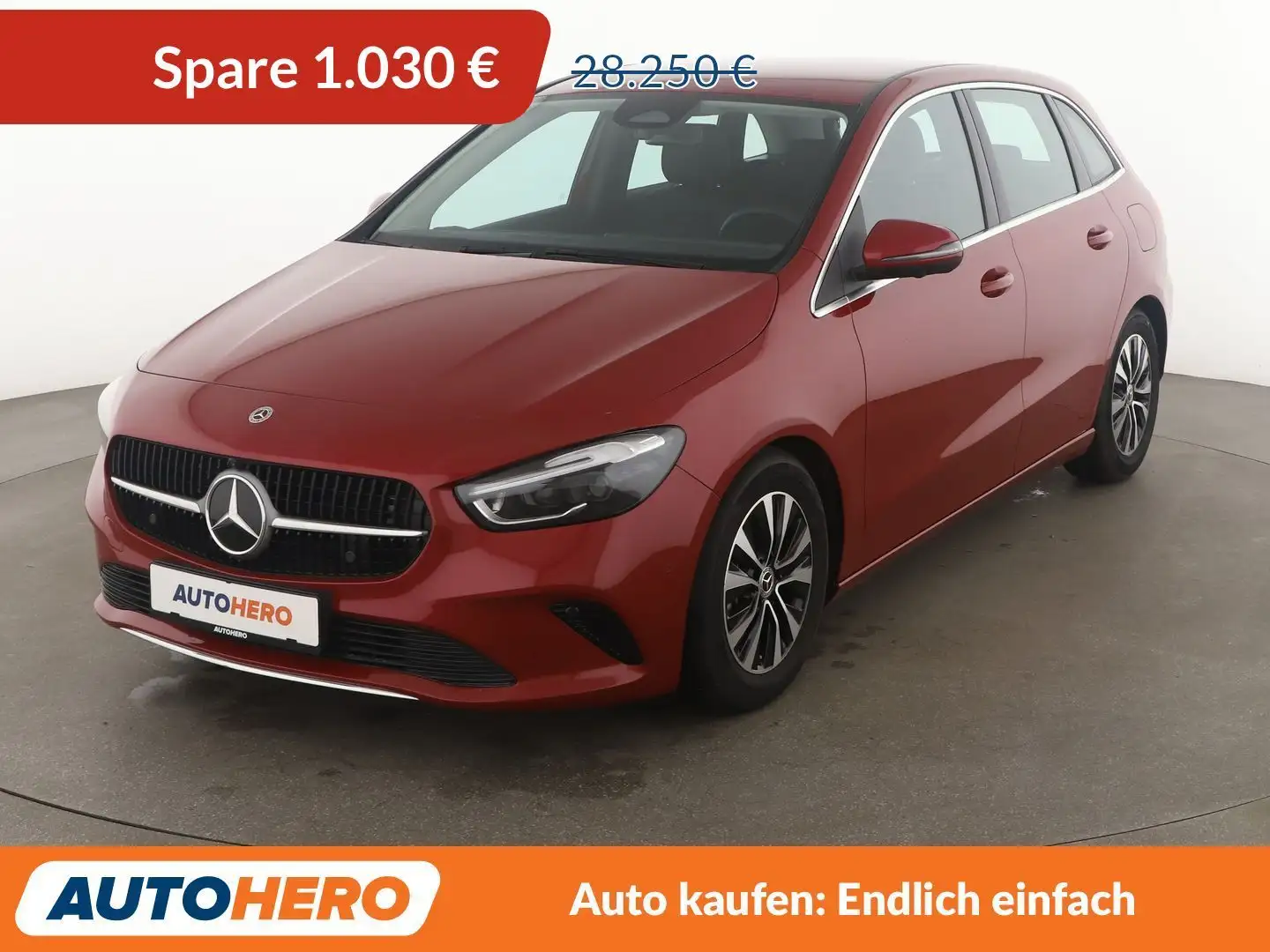 Mercedes-Benz B 180 B 180 Progressive Aut.*MULTIBEAM*ACC*360CAM*NAVI* Červená - 1