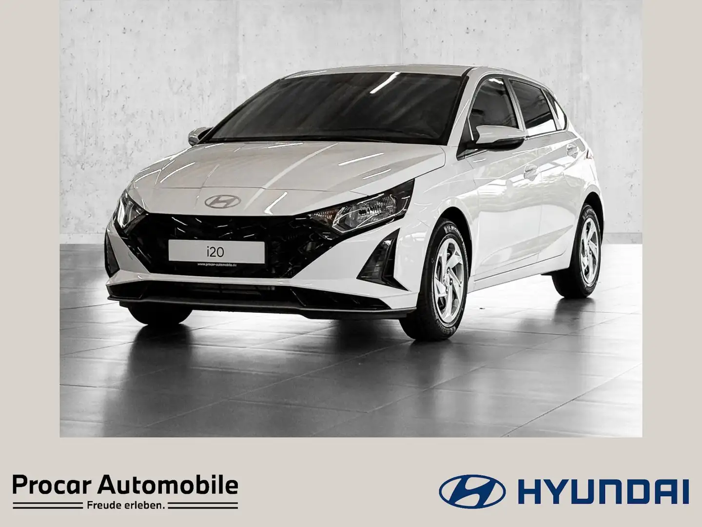 Hyundai i20 FL  1.0 T-GDI Select RFK NAVI PDC V+H DAB Blanc - 1
