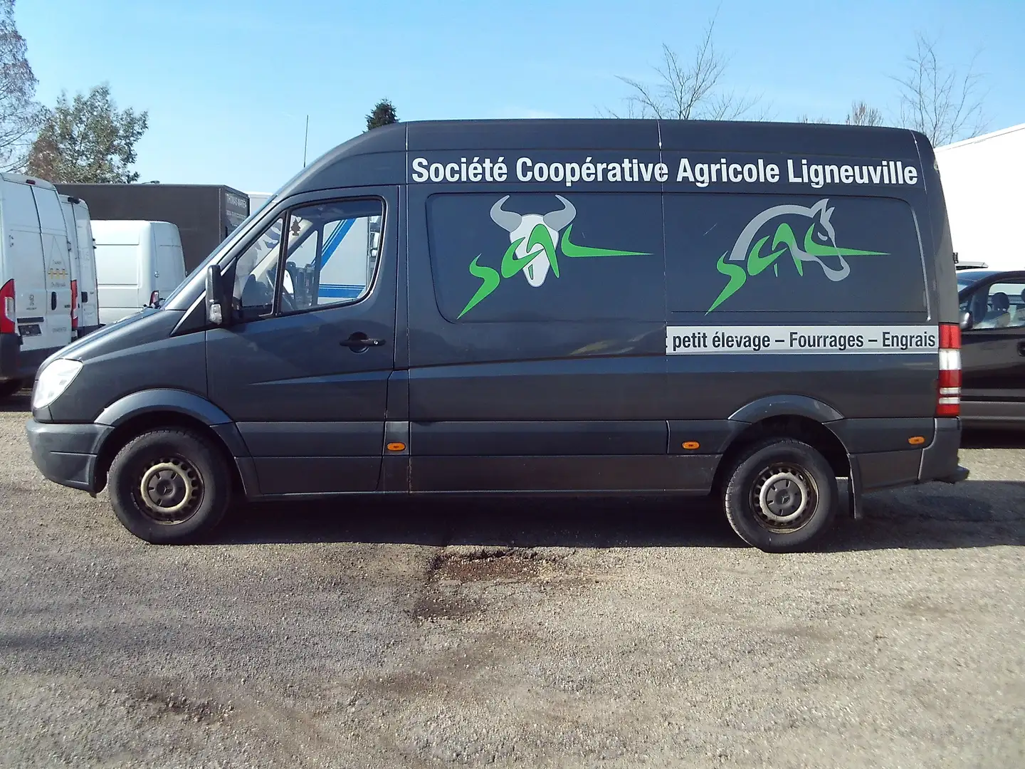 Mercedes-Benz Sprinter 319 medium l2h2 airco 6 vit. --   trekhaak++++++ Grijs - 1