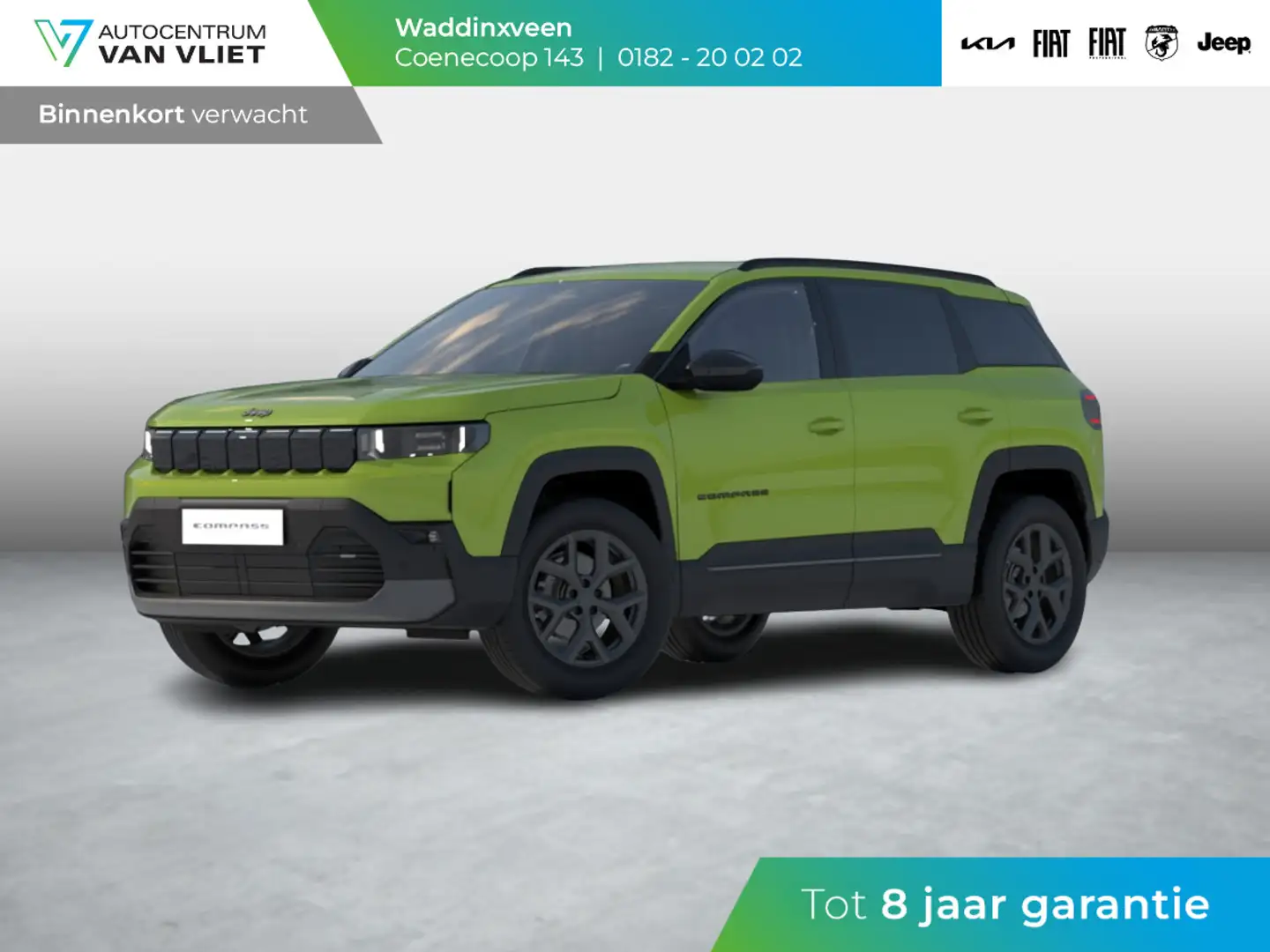 Jeep Compass 1.2 e-Hybrid First Edition | Adapt. Cruise | Camer Groen - 1