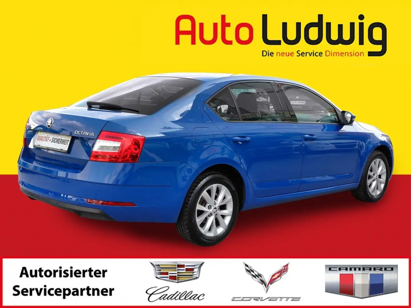 Skoda Octavia 1,0 TSI Ambition*APPLE CAR PLAY*PDC*SHZ*TEMPOMAT* Bleu - 2