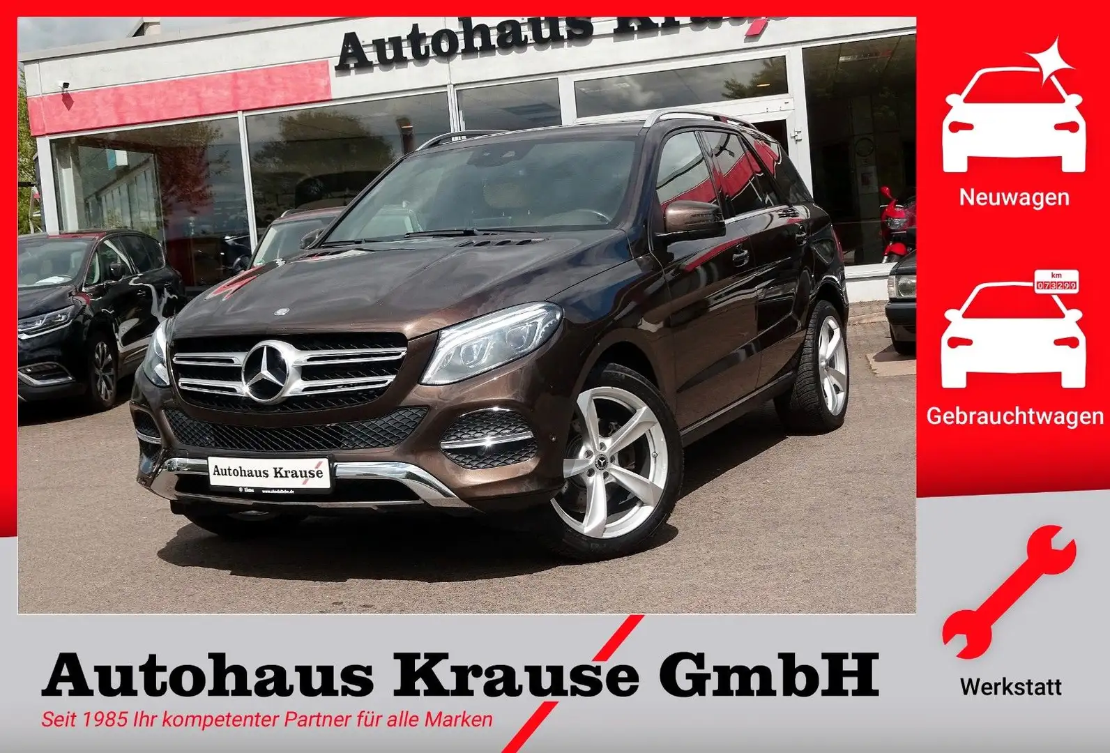 Mercedes-Benz GLE 350 GLE -Klasse GLE 350 d 4Matic-AHK/ILS/RFK Коричневий - 1