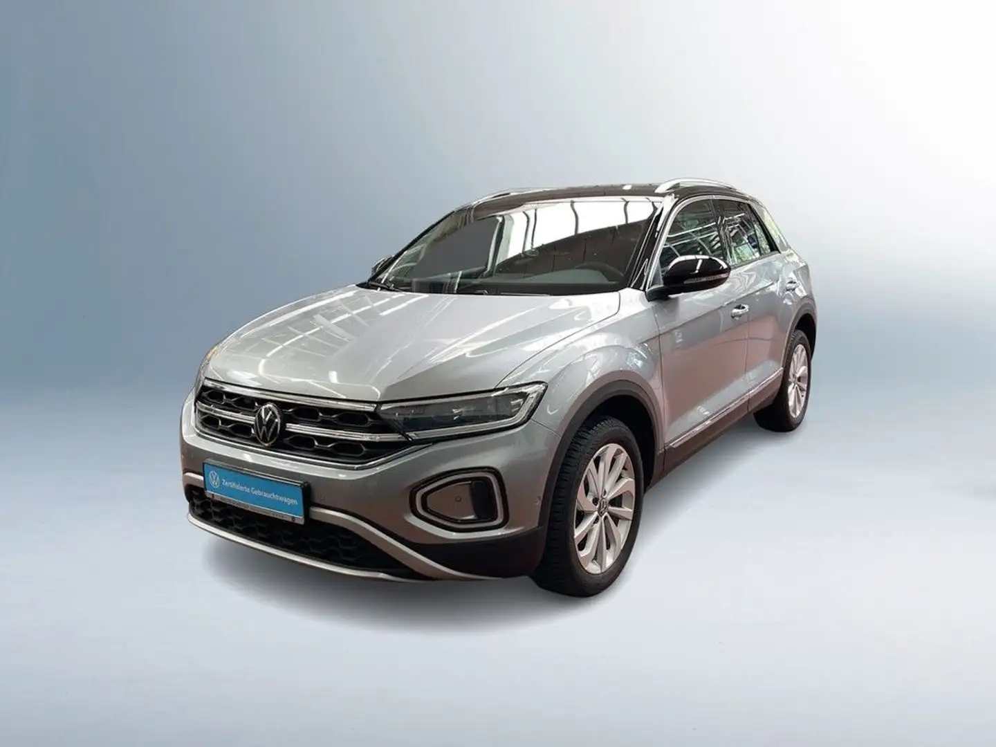 Volkswagen T-Roc 1.5 TSI DSG Style AHK Navi LED ACC SHZ Silber - 2